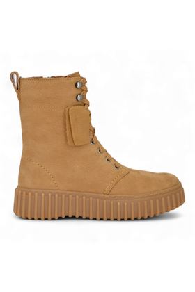 Polacco donna in camoscio colore sabbia, CLARKS | TORHILL STYLE-LIGHT TAN WLINED